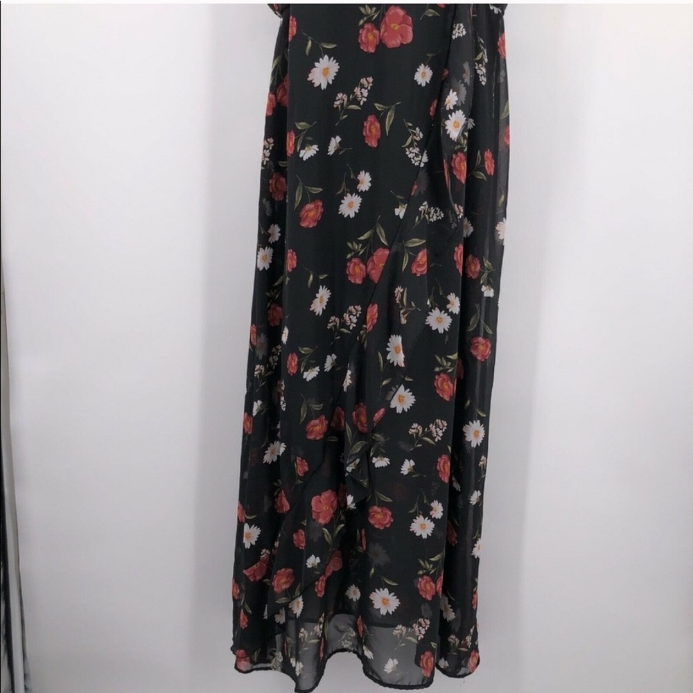 No Boundaries | Floral Maxi with Ruffle Detail - Picture 4 of 7